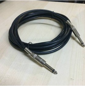 Resim KEEPRO Platoon 5 Metre Kaliteli Mono 6.3mm To 6.3mm Amfi Kablosu 6.3mm Çivi Jak 