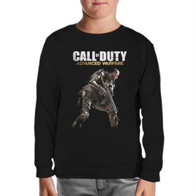 Resim Call of Duty - Advanced Warfare Siyah Çocuk Sweatshirt 