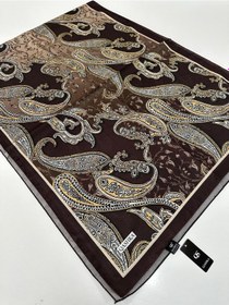 Resim Qashka Saten İpek Şal Etro Desen Lbt0108-41278 Çok Renkli 