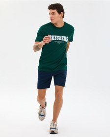 Resim Skechers M Regular T-shirt Erkek Haki Tshirt S2610122-4222 