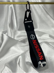 Resim CEBECİOTO NİSSAN SİYAH 19 CM BEZ ANAHTARLIK KALİTELİ OTO-MOTO AKSESUAR ÇİFT TARAFLI BASKI 