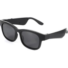 Resim Zunhaı A12 Akıllı Bluetooth Güneş Gözlüğü Kulaklık - Siyah (Yurt Dışından) 