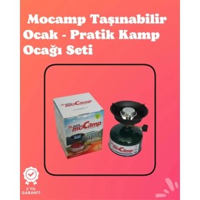 Resim MCM Group Kolay Ayarlanabilir Alevli ve Güvenli Metal Kamp Ocağı 