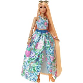 Resim Barbie Extra Fancy Çiçekli Kostümlü Bebek HHN14 - 3+ Yaş 