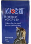Resim Mobil Gear 600 Xp 320 Yüksek Performanslı Endüstriyel Dişli Yağı 16 L 