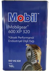 Resim Mobil Gear 600 Xp 320 Yüksek Performanslı Endüstriyel Dişli Yağı 16 L 