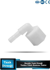 Resim Su Arıtma Cihazlarına Uyumlu Bacaklı Tank Dirseği 