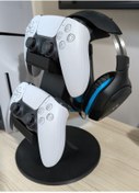 Resim Ps5 2li Kol Tutucu + Kulaklık Standı 3 İn 1 