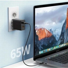 Resim 65w Hızlı Şarj Edebilen Type C Uçlu Şarj Aleti 5468 