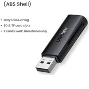 Resim Ugreen Kart Okuyucu Usb3.0 Ve Usb C Sd Microsd Tf Thunderbolt 3 Pc Dizüstü Only Usb3.0 
