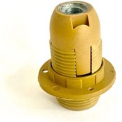 Resim örgün Italyan Duy E14 (e-14 Avize Duyu) (gold) 