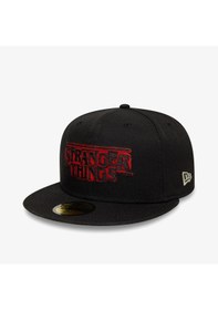Resim New Era Stranger Things 59fifty Demogorgon Unisex Siyah Şapka 60833577 2800282 