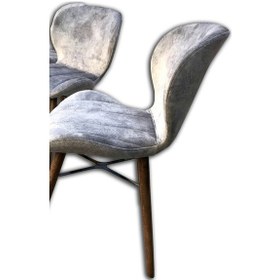 Resim Bengimobilya Sandalye Lili Model Kayın Torna Retro Parlak Ceviz Papel Sırt Dö 