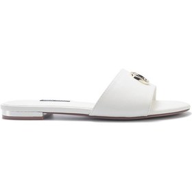Resim Nine West Majorı 5fx Beyaz Kadın Düz Terlik 000000000101928946 Beyaz 