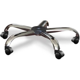 Resim Krom Ofis Koltuğu Ayak Krom Ayak Plastik Tekerlekler 1 Adet BE122Ü 