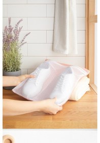 Resim Ocean Home Textile 3'lü Pembe Renk Ayakkabı Yıkama Filesi Set 