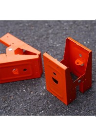 Resim Xurunkeji Ahşap İşleme Masası Mobil Braket Sabitleme Klipsi Testere Atı Klipsleri Marangozluk Mobilya Takviye Kelepçesi Donanım Bağlantıları 