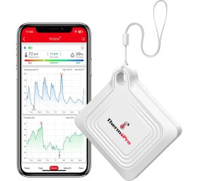 Resim Thermopro TP351 Telefon Kontröllü 79M Menzilli Indoor Termometre 