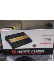 Resim REISS AUDIO Reis Rs-4150.4ax Amfi 4ohm 4x150 Watt Rms 