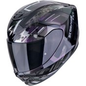 Resim Scorpion EXO 391 Aaxo Kapalı Motosiklet Kaskı Siyah / Mavi 