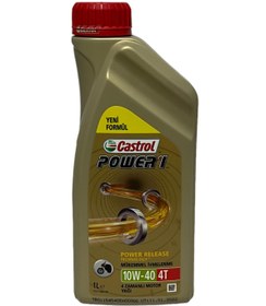 Resim Castrol Power1 10W-40 4T Motosiklet, 4 Zamanlı Motor Yağı 1 Litre 