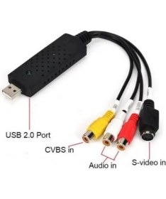 Resim MDS Kamera Vhs Tv Analog Cihazlardan Usb Easycap 4 Kanal Video Capture Kartı 