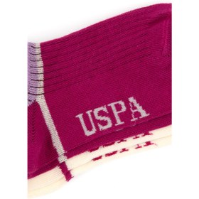 Resim U.s. Polo Assn. Kız Çocuk Fuşya Çorap (Patik) 50318206-VR023 