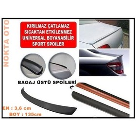 Resim Honda Accord Uyumlu Bagaj Üstü Spoiler 3.6Cm X 135Cm 