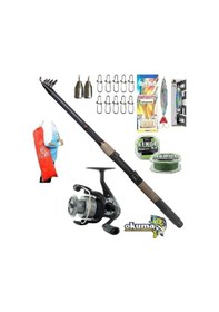 Resim Revenger Rv-40 Remixon Sapphire 270cm 10-40gr Tele Spin Olta Takımı Seti 