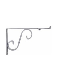 Resim Ayarlı Ferforje Raf Altı No:3 Beyaz 