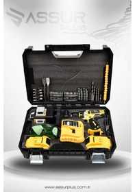 Resim Assur ASR1026 12V Akülü Vidalama 12 Köşe 360 Lazer Hizalama Sarı 