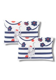 Resim Taç Carre Blanc Organik Pamuklu Kedi Desenli 2-adet Yastık Kılıfı 