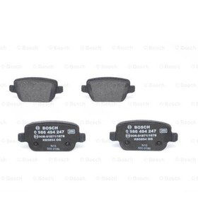 Resim BOSCH 986494247 Fren Balatası Arka S-Max 06- Mondeo IV 07- Kuga 08- Galaxy III 06- / S80 II 06- V70 06- Xc70 06- / Freelander II 07- 