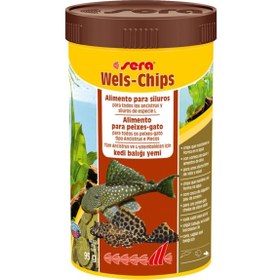 Resim Sera Wels chips 250 ml 95 gr. Skt :04/2027 Orjinal kutusunda Vatoz Ve Çöpcü Yemi 