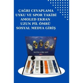 Resim Marsilyan 2025 Model Akıllı Saat ve 2.nesil Tws Bluetooth Kulaklık Yüksek Ses Kaliteli 