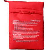 Resim Hızlı Pişirme Mikrodalga Patates Torbası - Yeniden Kullanılabilir, Dakikalar İçinde Kolay Pişirilmiş Patatesler, Mükemmel Pişirme İçin Gıda Güvenli Mutfak Aleti, Kırmızı 