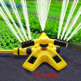 Resim 1 Set, 360 derece Otomatik Dönen Sulama, Dönen Sulama Başlığı, Çocuk Odası Sulama Sulama, Çim Bahçe Sulama Sulama 