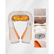 Resim Renkli Isıtmalı Elektrikli Masaj Aleti, Boyun, Sırt, Bel, Omuz ve Bacak Için Rahatlatıcı 