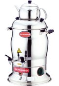 Resim Işıkgaz Çay Semaveri 2 Demlik 10 Lt. 1500 W. Profesyonel Endüstriyel 