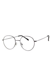 Resim UBK Eyewear Unisex Gri Çerçeveli Oval Metal Numarasız Mavi Işık Gözlük 