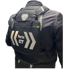 Resim Forte Gt 70439 Reflektörlü Göğüs Çantası Siyah 