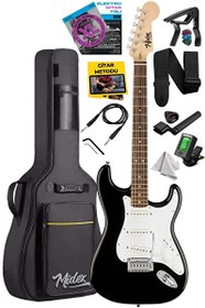 Resim Midex RPH-30WB Gül Klavye Strat Kasa SSS Elektro Gitar Seti 