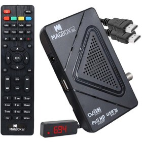 Resim Monte Lua Magbox Homebox Full HD Uydu Alıcısı 4000 Kanal TKGS / Youtube / USB Destekli (Uzatma Display Gözlü) 