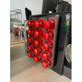Resim 1001 Nespresso Ile Uyumlu Kapsül Kahve Standı (Siyah) 
