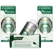 Resim Divortex Klima Fresh - Klima Bombası - Yeşil Elma 3 x 150 ML 