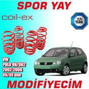 Resim Coil-Ex Polo 9N-9N2 2002-2008 Arası 45-45Mm Alçaltma Spor Yay 