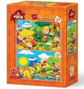 Resim Art Yaşam 24+35 Parça Çocuk Puzzle 