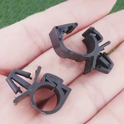 Resim 24 Adet Siyah Plastik Otomotiv Kablo Demeti Sabitleyicileri - Kablo Bağı ile Güvenli Sabitleme Kelepçeleri, Balonlar, Borular & Hortum Braketleri, Araba Sabitleyici Klipsler 