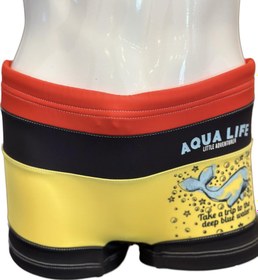 Resim Kom AQUA erkek çocuk mayo - KIRMIZI / 6 yaş 