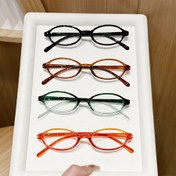 Resim 4 adet Şık Oval Çerçeve Moda Gözlük - Şeffaf Lensli Tam Çerçeveli Dekoratif Gözlük, Minimalist Tarz, Dayanıklı PC Malzeme, Her Gün Moda İçin Mükemmel, Moda Gözlük | Minimalist Gözlük | Dayanıklı Gözlük 